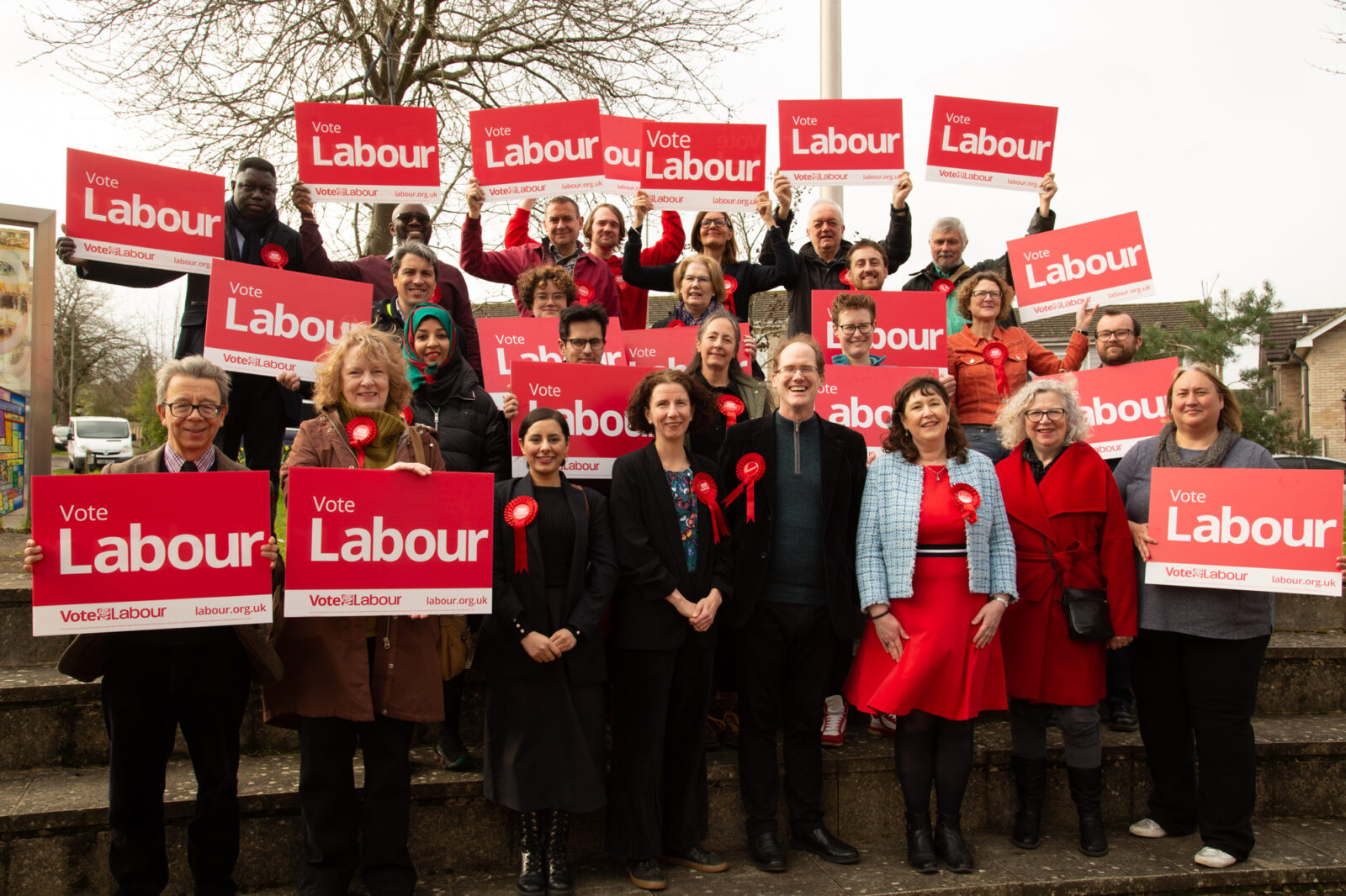 Anneliese Dodds MP and Susan Brown with the 2024 City Council Candidates 